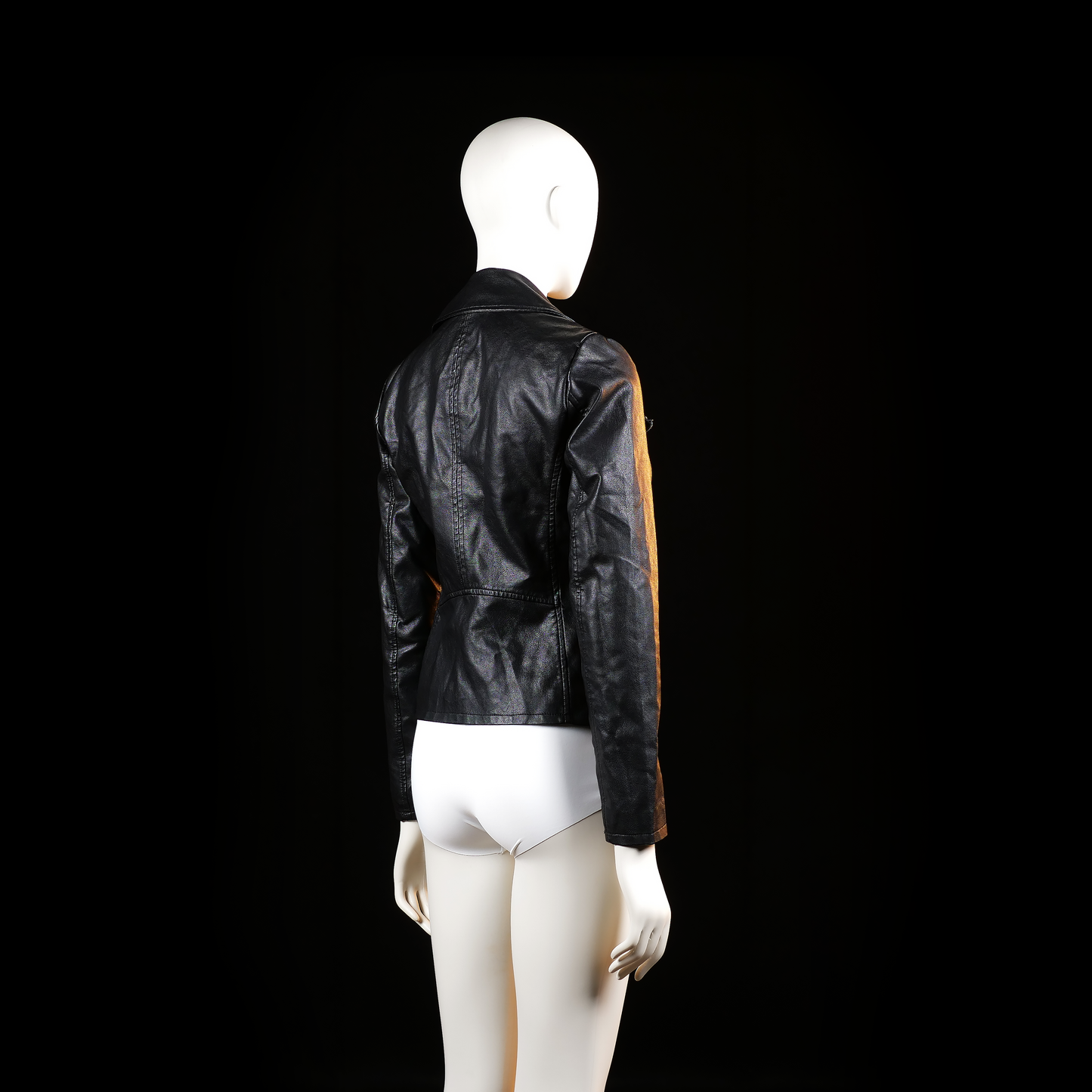 Biker jacket - Black - Size XS