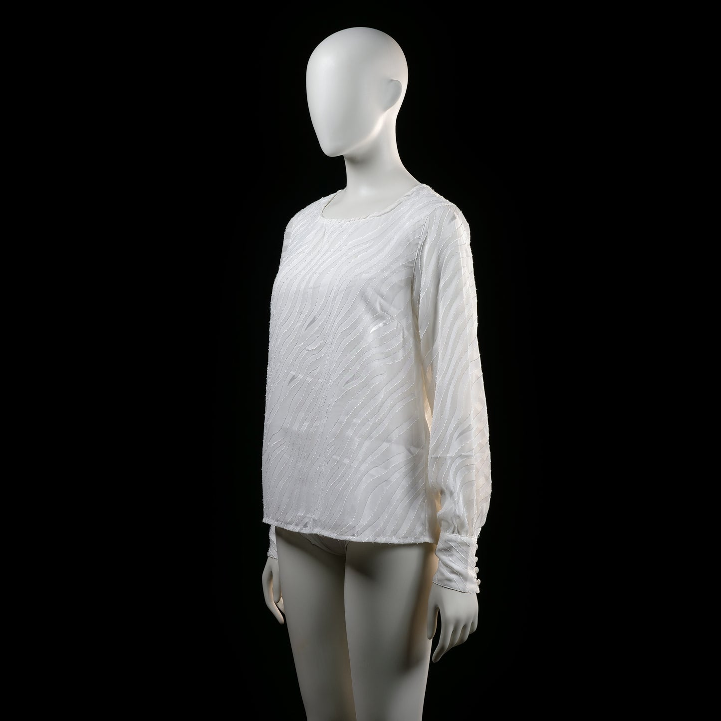 Blouse - White - Size 38 - (NEW)