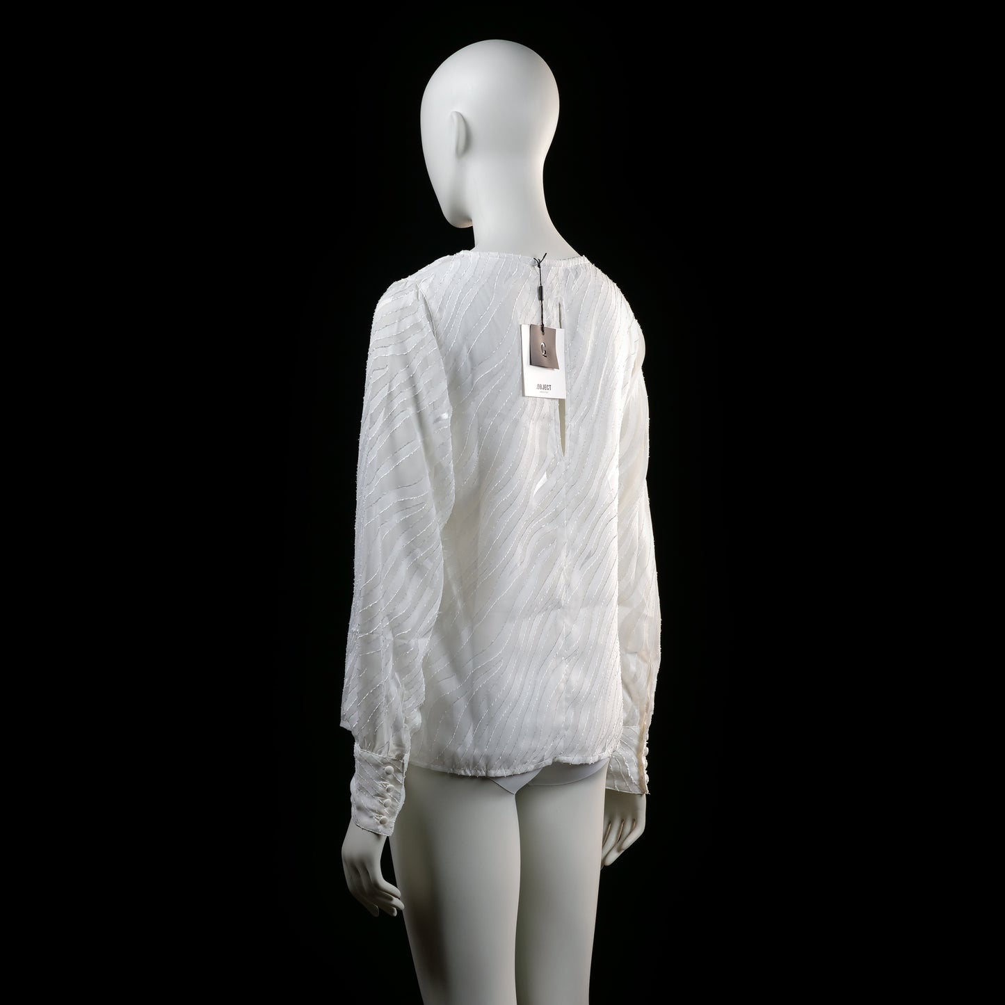 Blouse - White - Size 38 - (NEW)