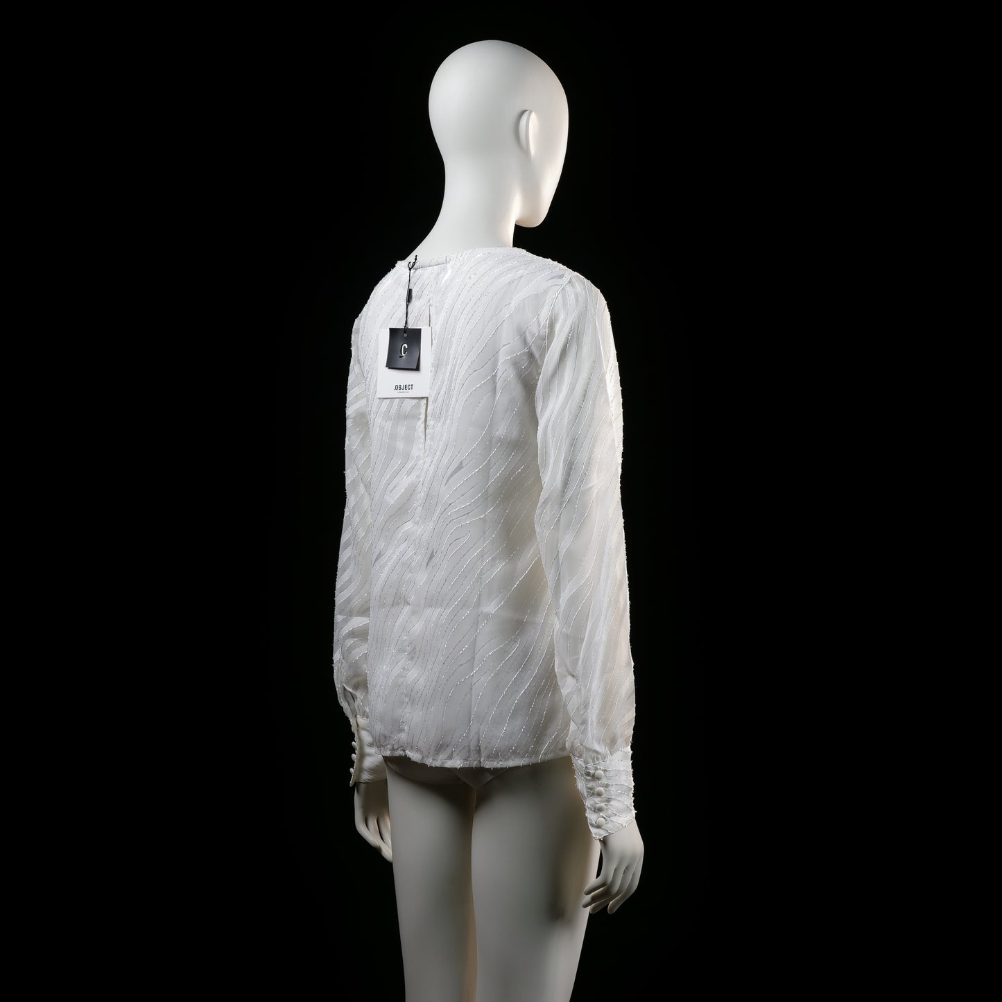 Blouse - White - Size 38 - (NEW)