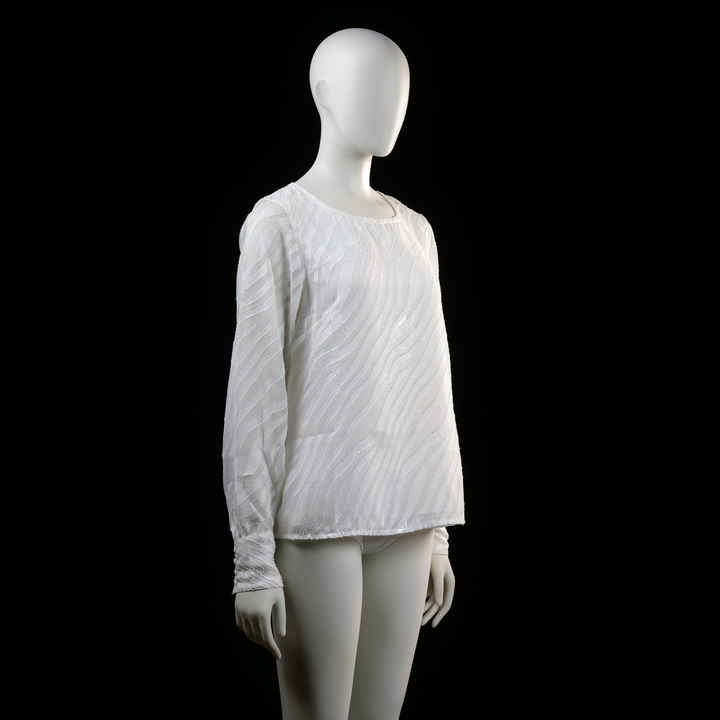 Blouse - White - Size 38 - (NEW)