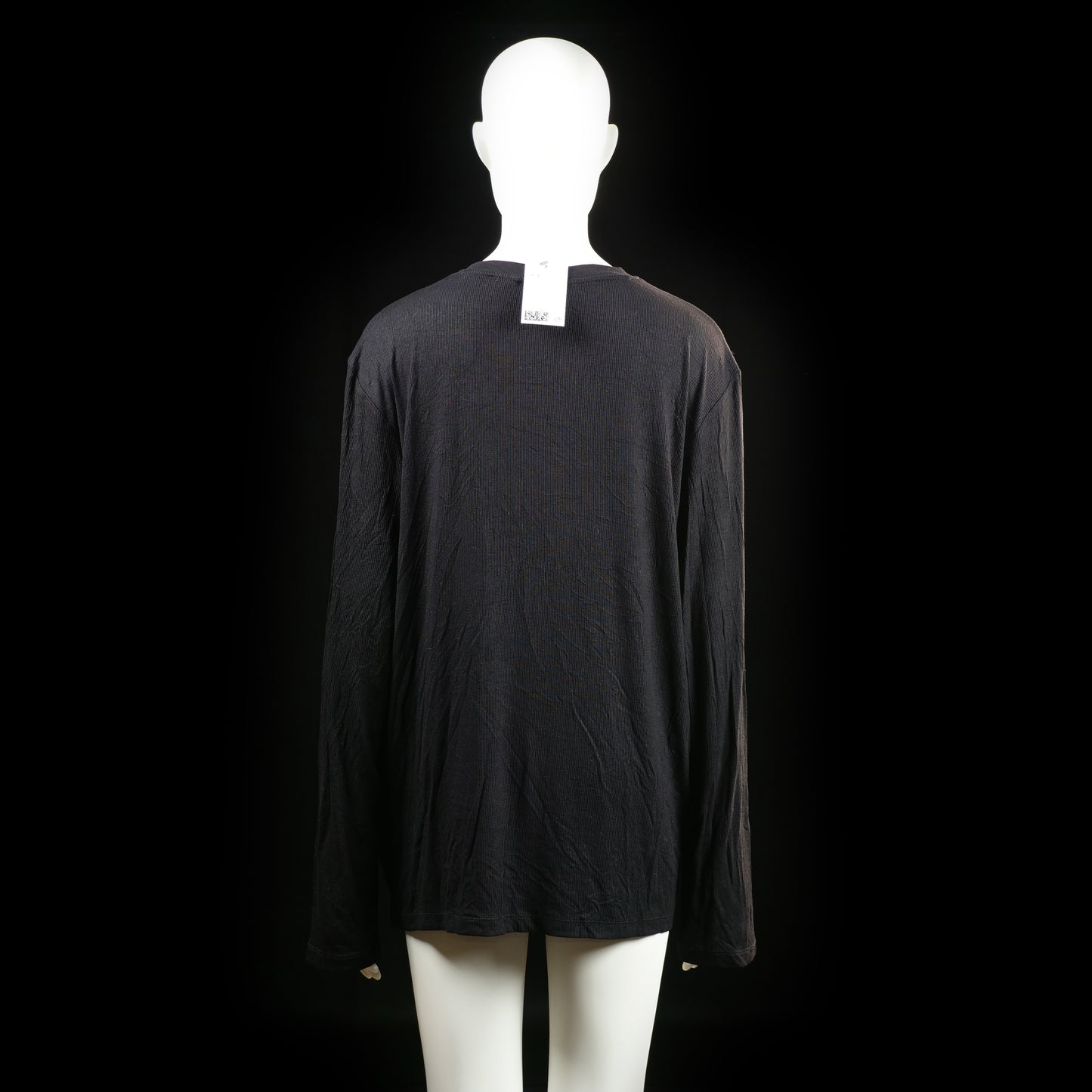 Long-sleeve top - Black - Size L - (NEW)