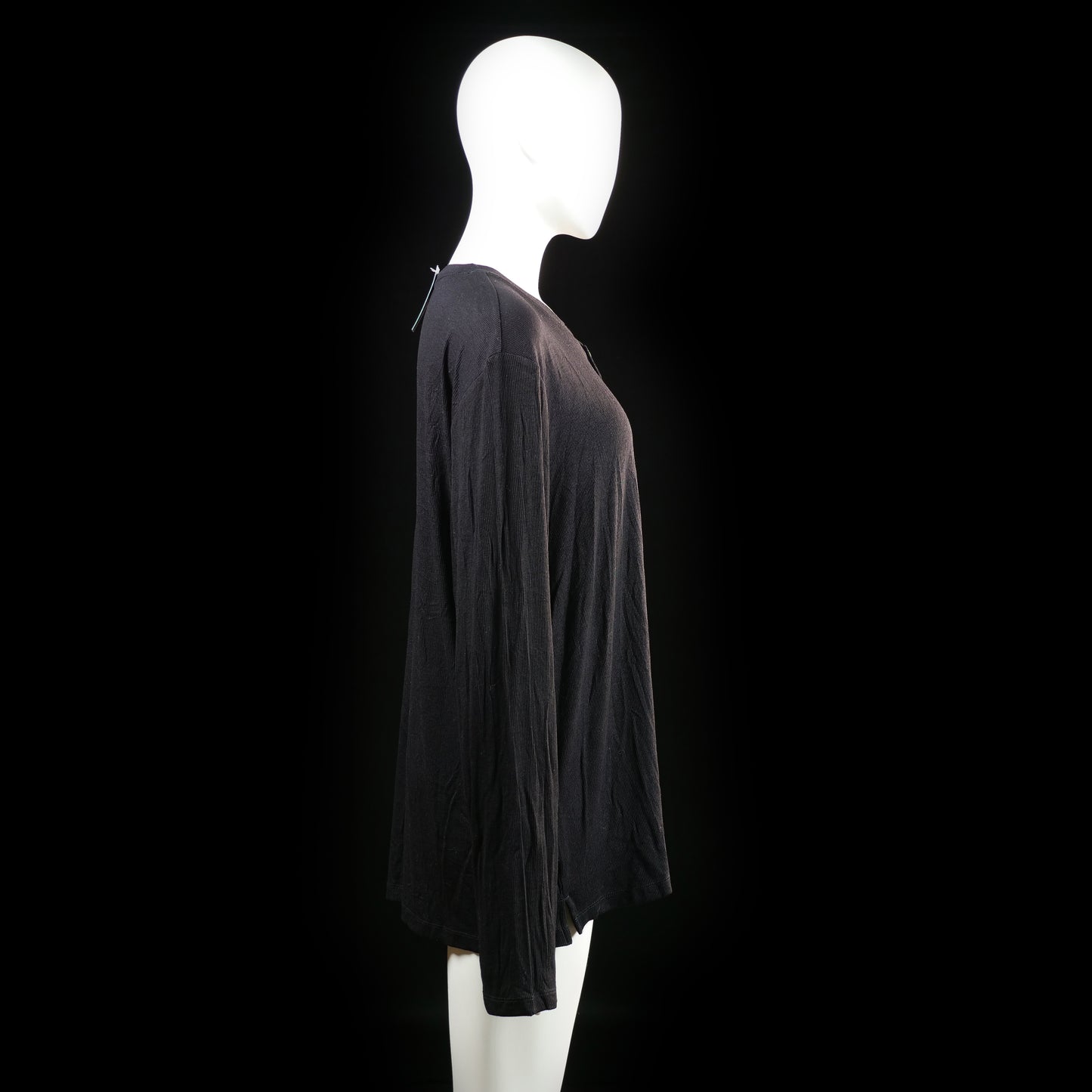 Long-sleeve top - Black - Size L - (NEW)