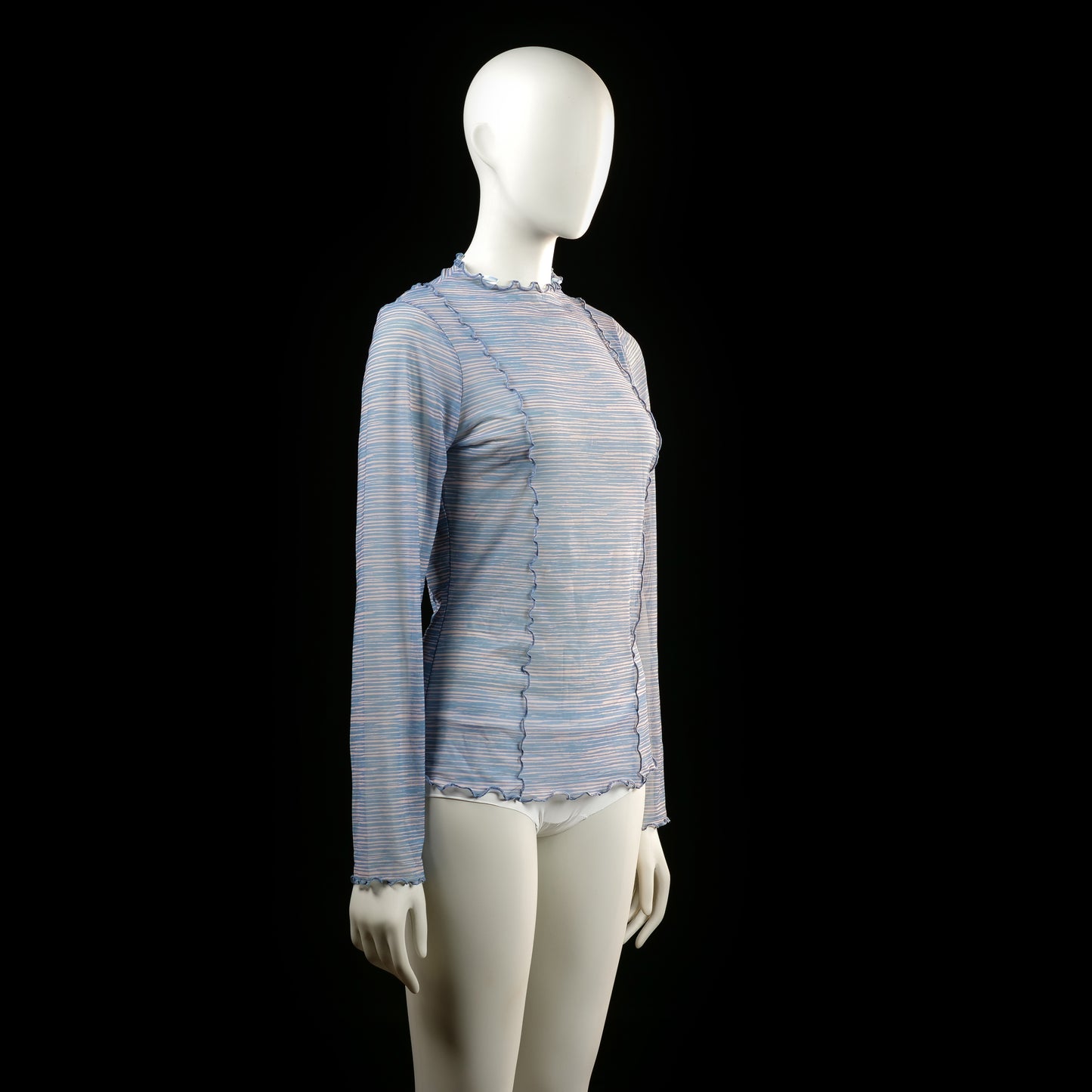 Long-sleeve top - Multicolored - Size 42 - (NEW)