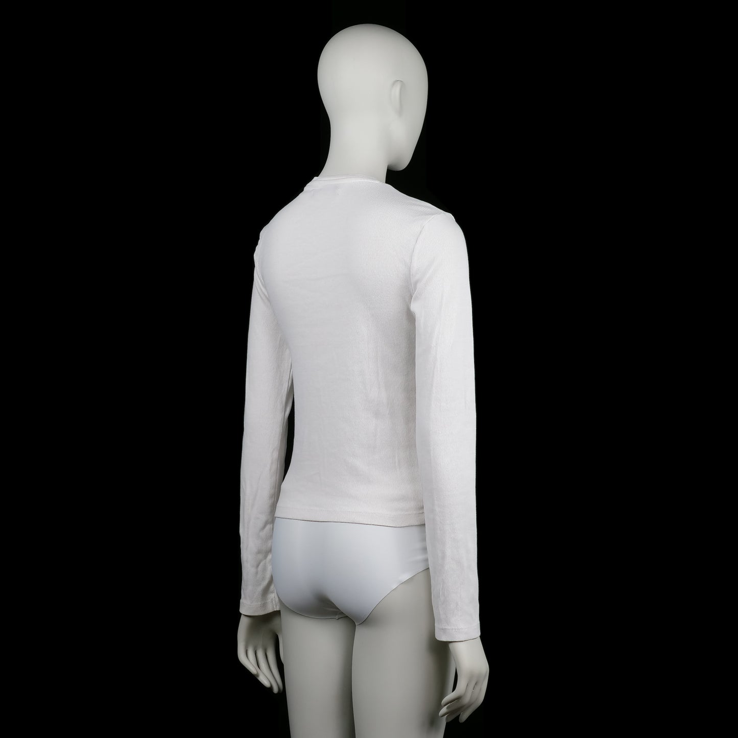 Long-sleeve top - Ivory - Size M