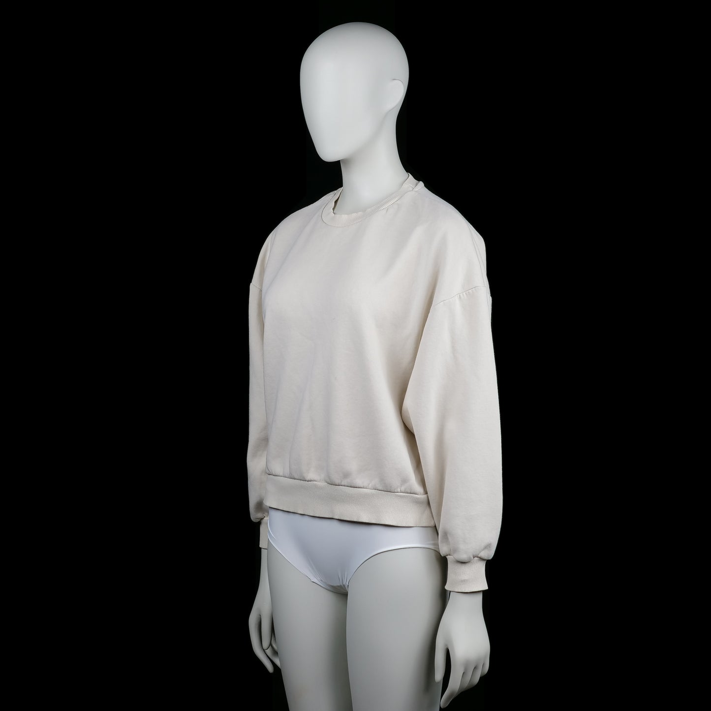 Sweatshirt - Ivory - Size S