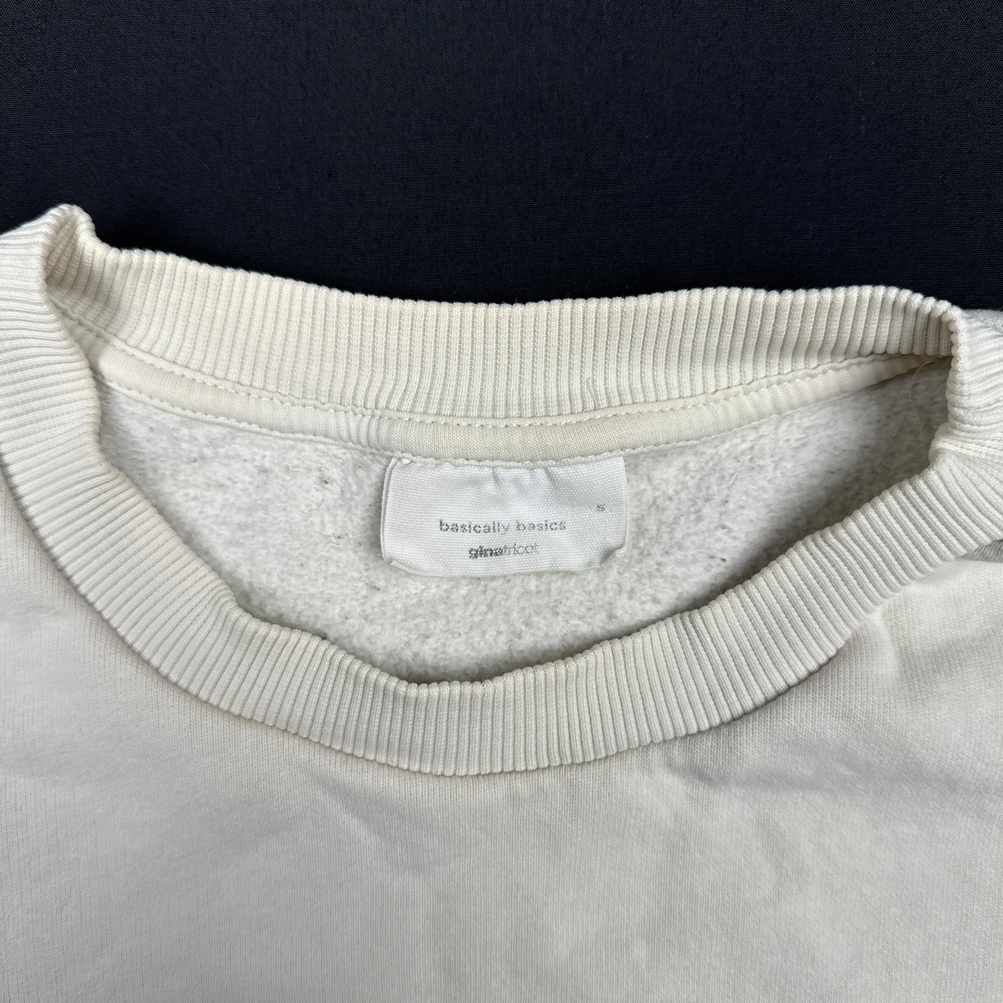 Sweatshirt - Ivory - Size S