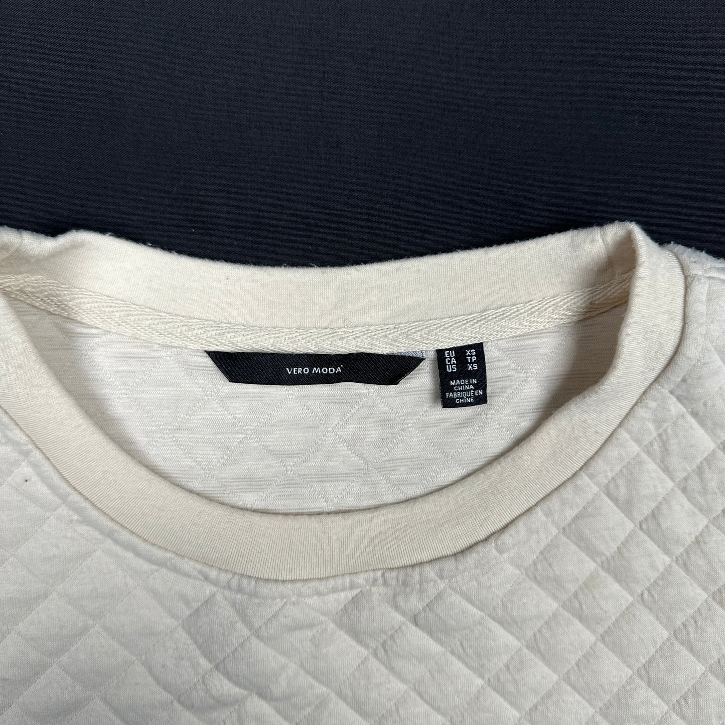 Sweatshirt - Ivory - Size XS