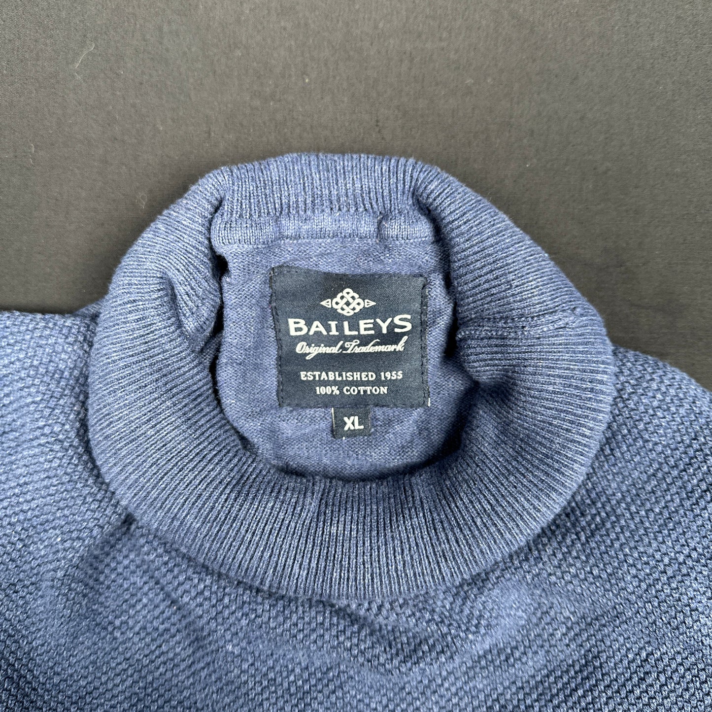 Turtleneck - Denim Blue - Size XL