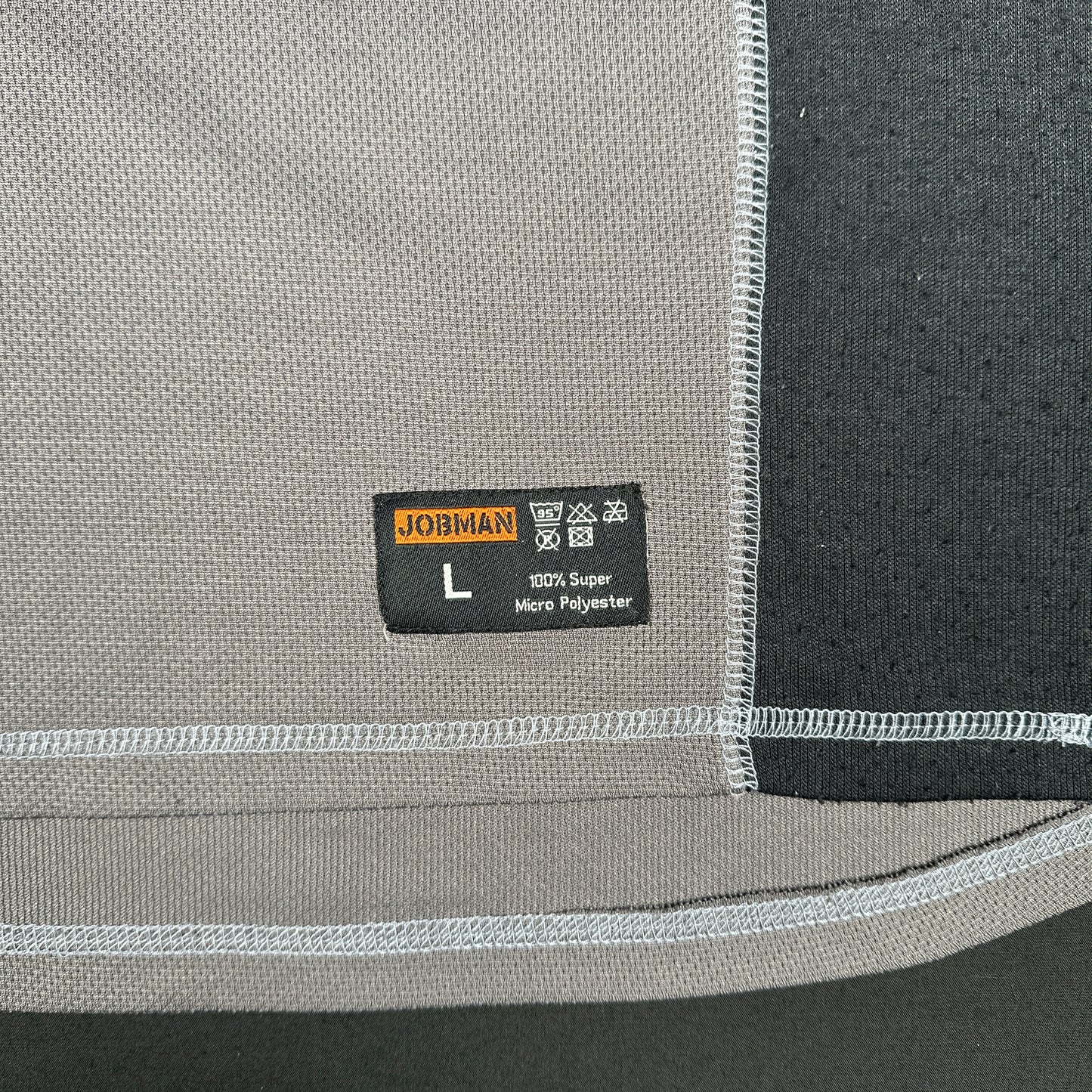 Sports top - Gray & Black - Size L