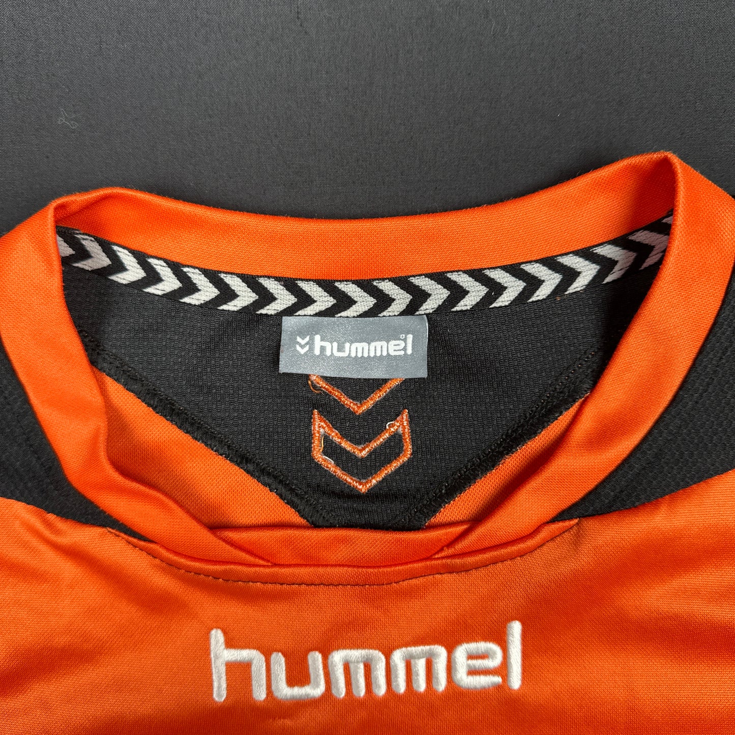 Sports top - Orange & Black - Size M