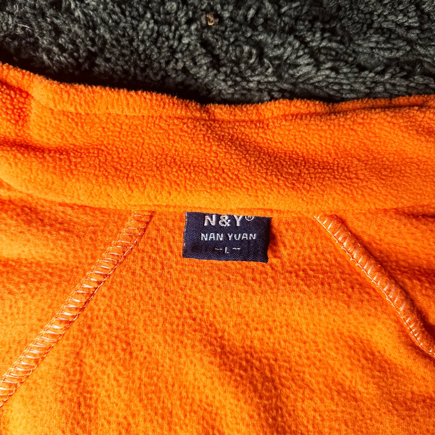 Fleece jacket - Orange - Size L