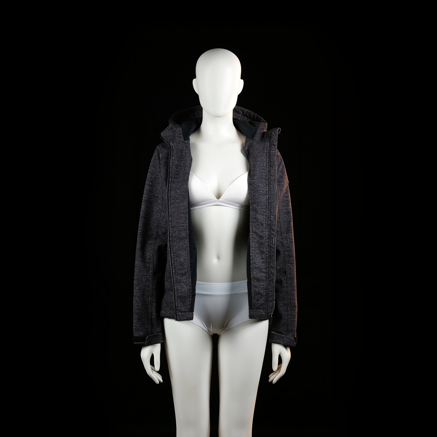 Sport jacket - Dark Gray & Orange - Size 164