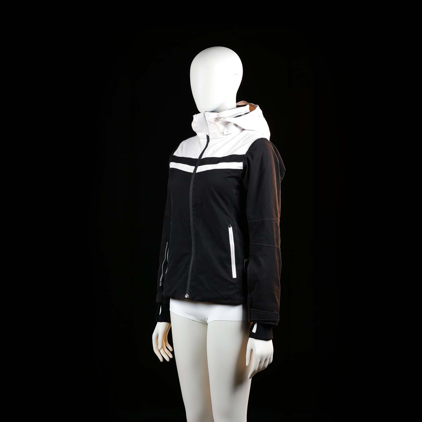 Windbreaker - Black & White - Size 158