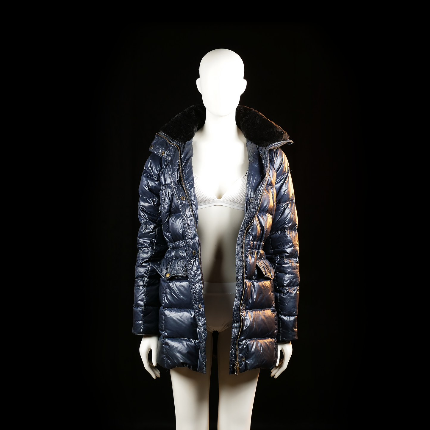 Padded jacket - Navy - Size XS