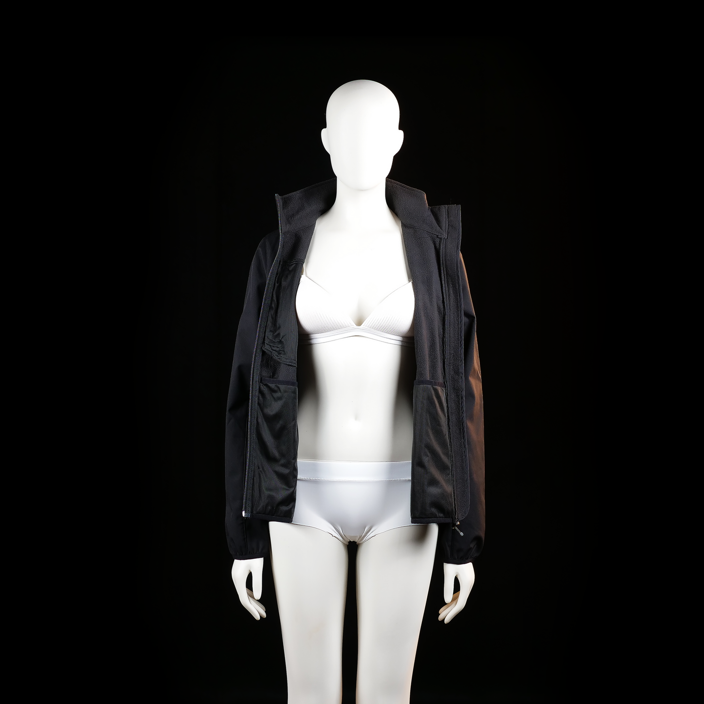 Rain jacket - Black - Size M