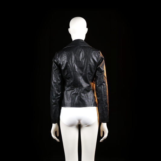 Biker jacket - Black - Size XS