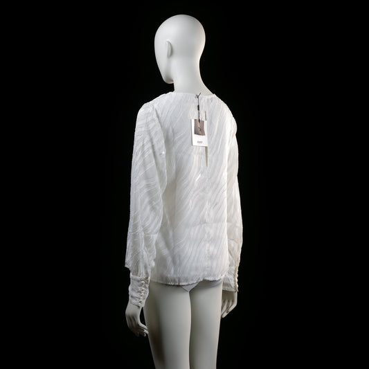 Blouse - White - Size 38 - (NEW)