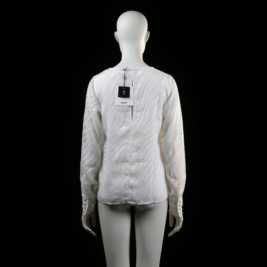 Blouse - White - Size 38 - (NEW)
