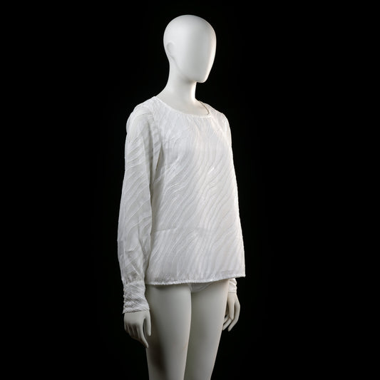 Blouse - White - Size 38 - (NEW)