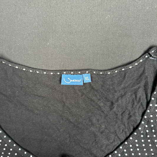 Blouse - Black & White - Size XL