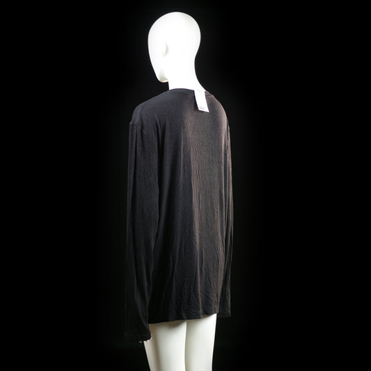 Long-sleeve top - Black - Size L - (NEW)