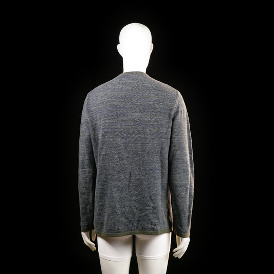 Sweater - Dark Gray & Olive - Size L