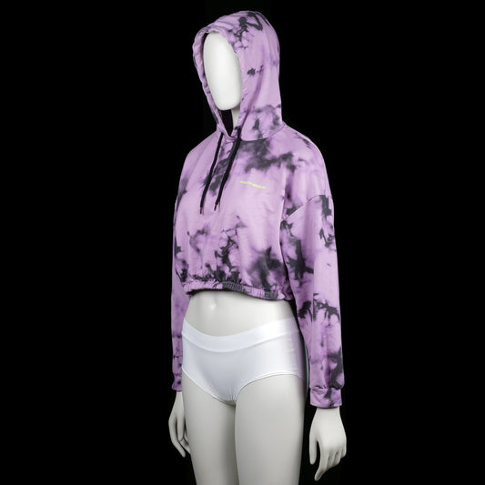 Hoodie - Purple & Black - Size M