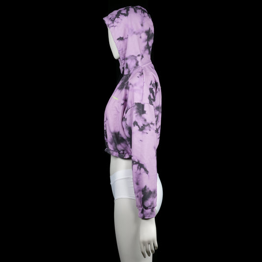Hoodie - Purple & Black - Size M