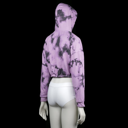 Hoodie - Purple & Black - Size M