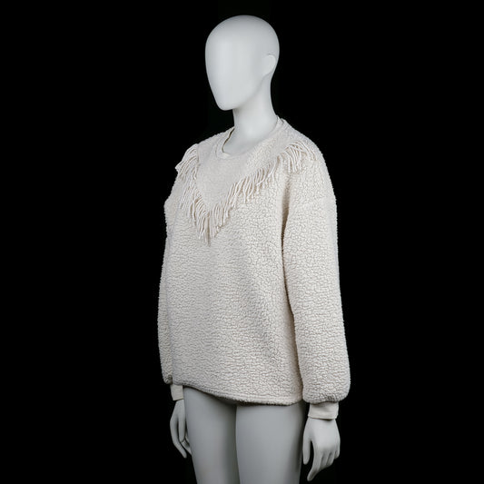 Sweatshirt - Ivory - Size M