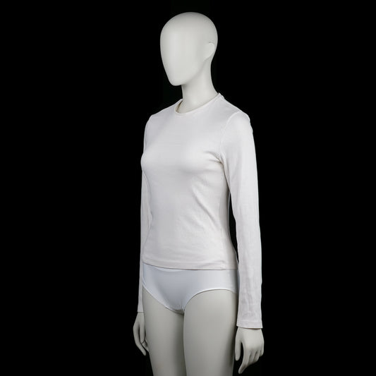 Long-sleeve top - Ivory - Size M
