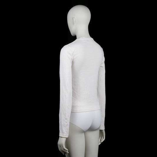 Long-sleeve top - Ivory - Size M