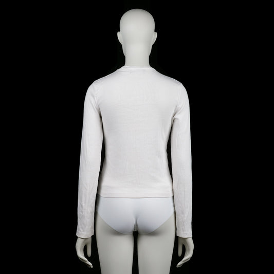 Long-sleeve top - Ivory - Size M