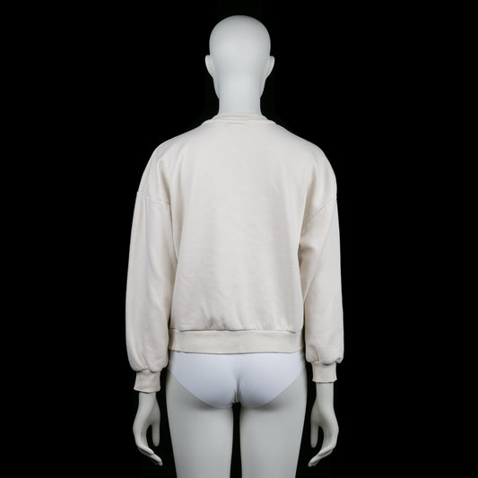 Sweatshirt - Ivory - Size S