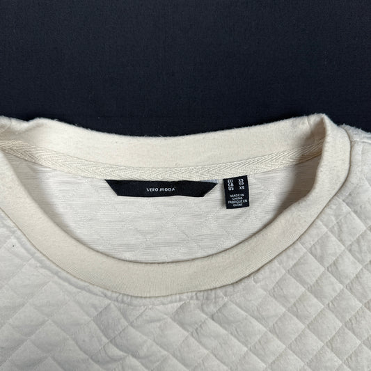 Sweatshirt - Ivory - Size XS