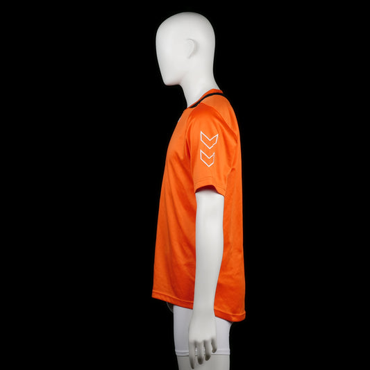 Sports top - Orange & Black - Size M