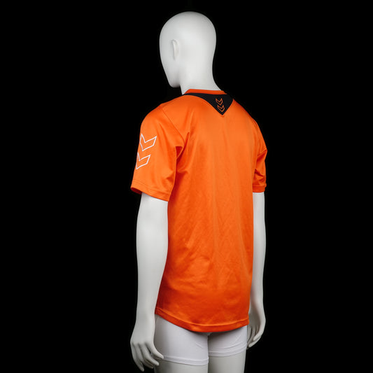 Sports top - Orange & Black - Size M