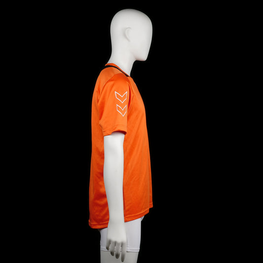 Sports top - Orange & Black - Size M