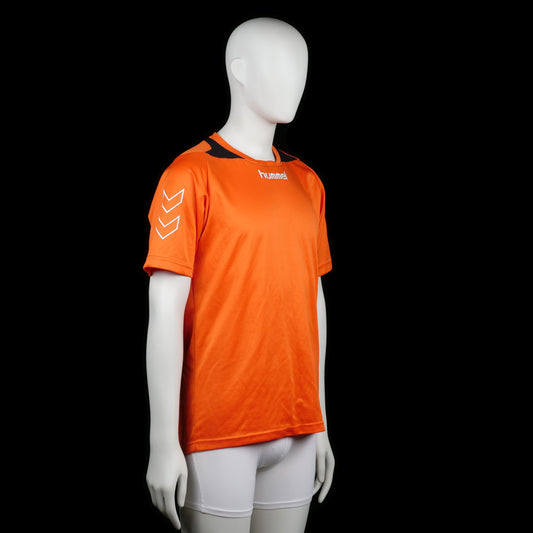 Sports top - Orange & Black - Size M