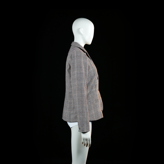 Blazer - Gray & Brown - Size 38
