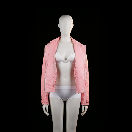 Biker jacket - Pink - Size L