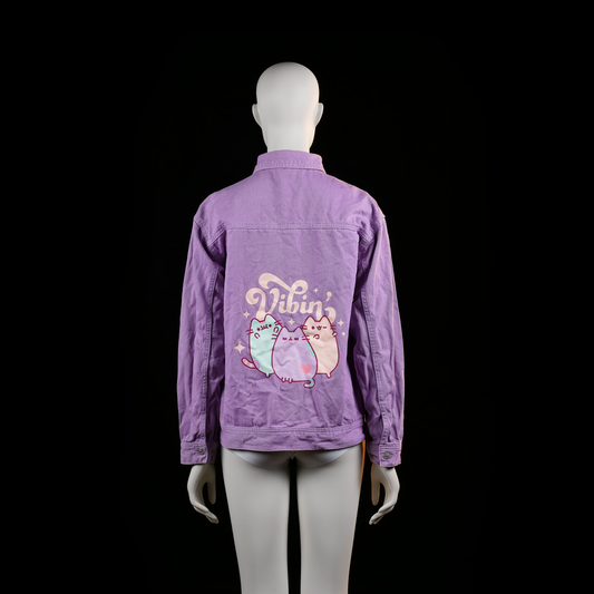 Trucker jacket - Lavender - Size 158