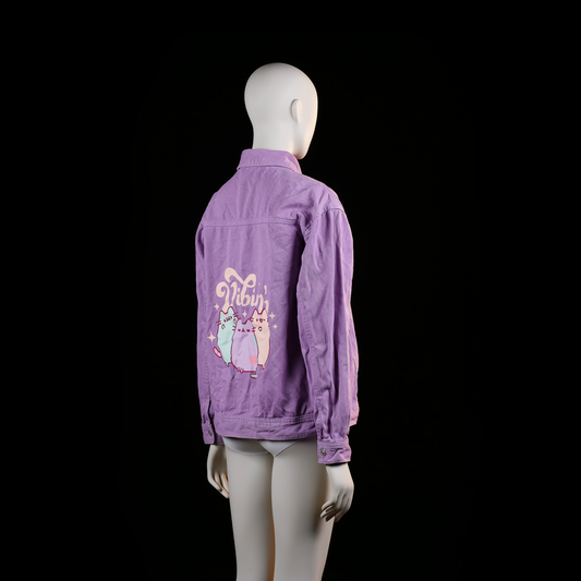 Trucker jacket - Lavender - Size 158